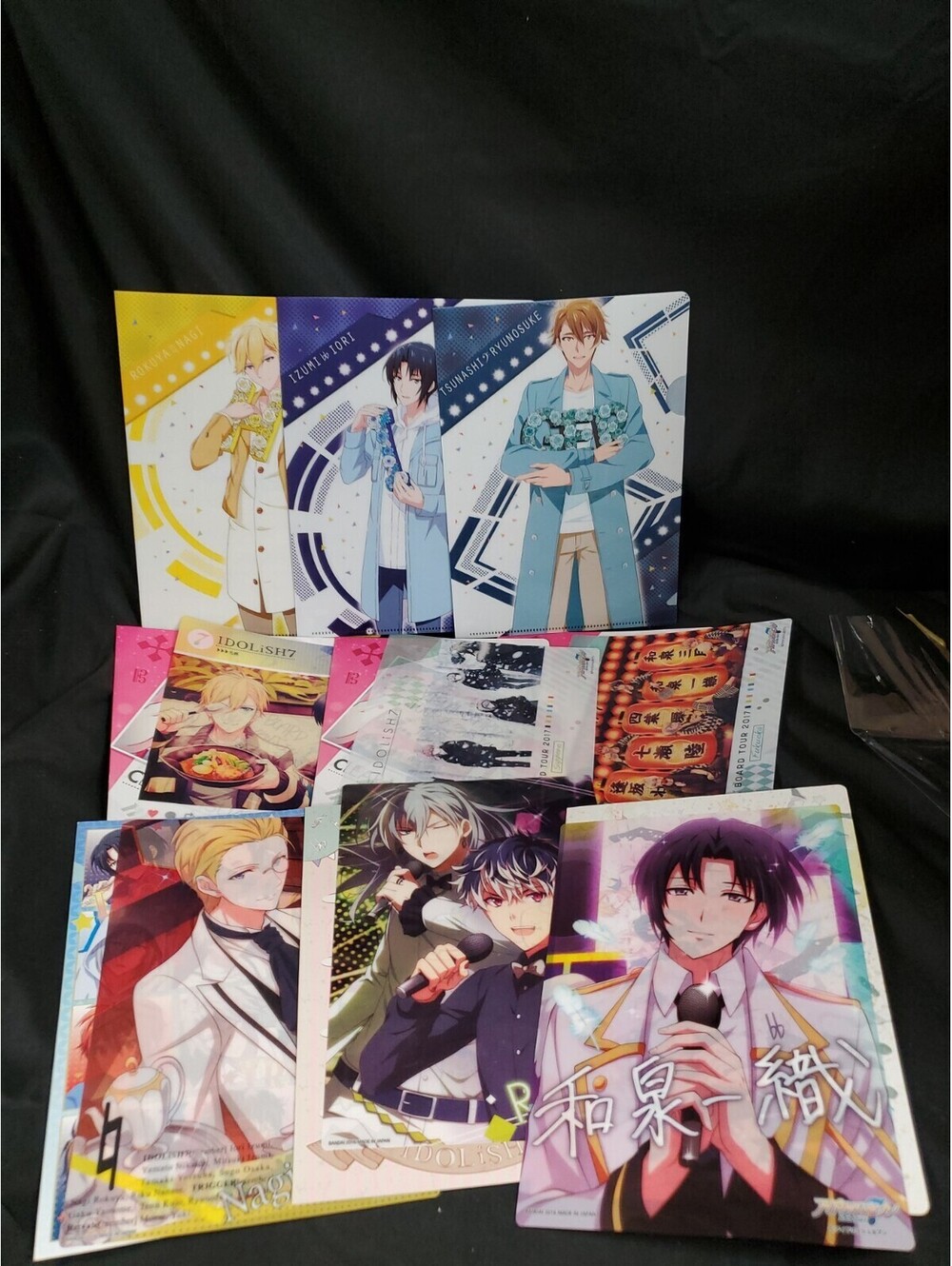 Idolish7 Lot Of 6 Clear Visual Posters 3 Sleeves 5.5" X 8.5" JAPAN NEW